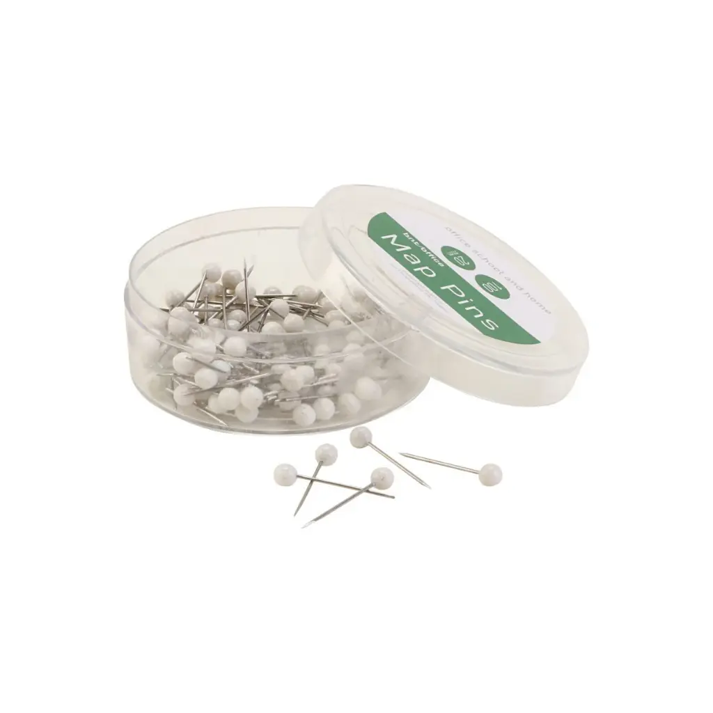Kortnåle 4 mm hvide 100stk BNT