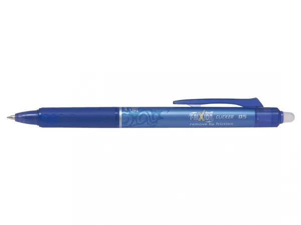 Kuglepen Pilot FriXion Clicker blå fine 0,5mm