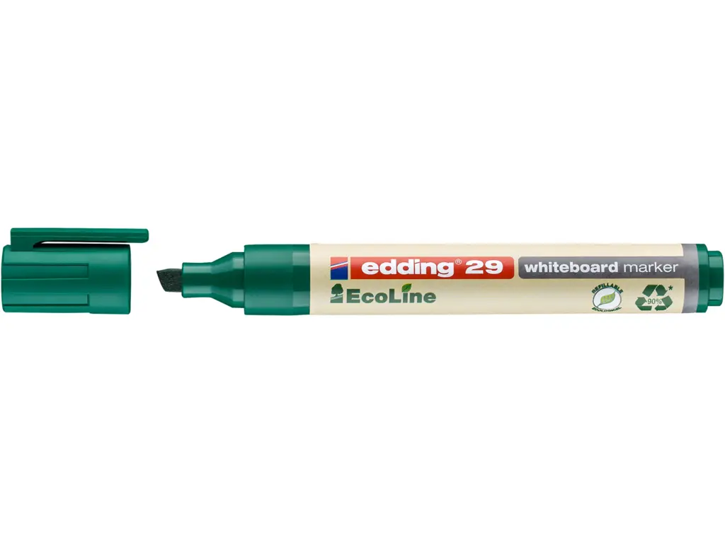Edding Whtieboard 29 Grøn Eco skrå 1-5mm