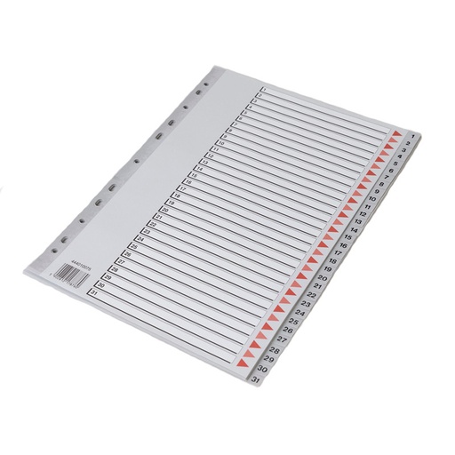 [100666] Register A4 1-31 Plast Q-Line