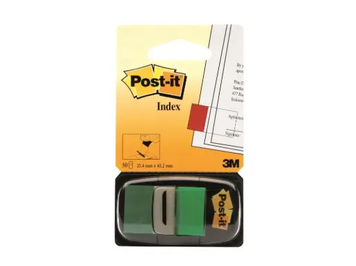 [7000029856] Post-it indexfaner Grøn 680-3